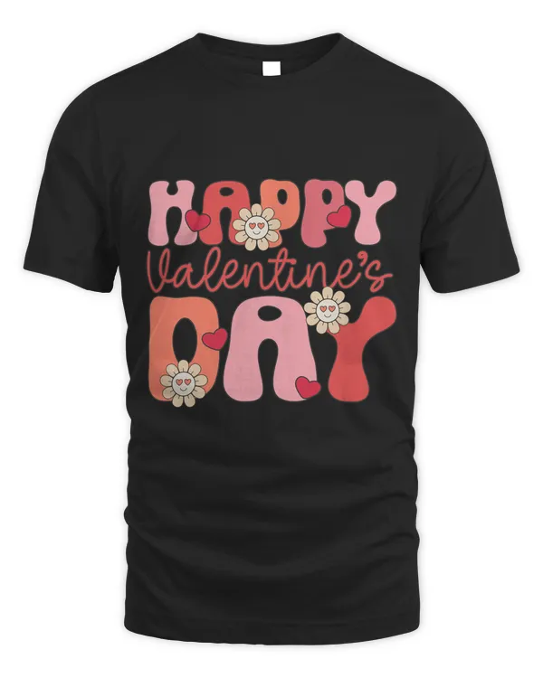 Retro Love Happy Valentines Day Outfit Cute Graphic Groovy