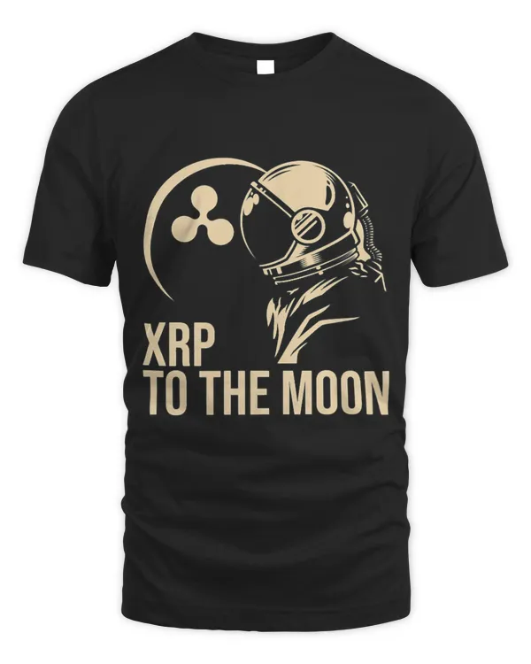 Crypto XRP Ripple to the Moon Internet Money Astronaut3