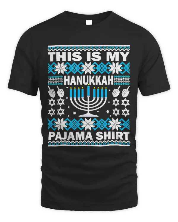 This Is My Hanukkah Pajama Shirt UGLY Pajamas For Family