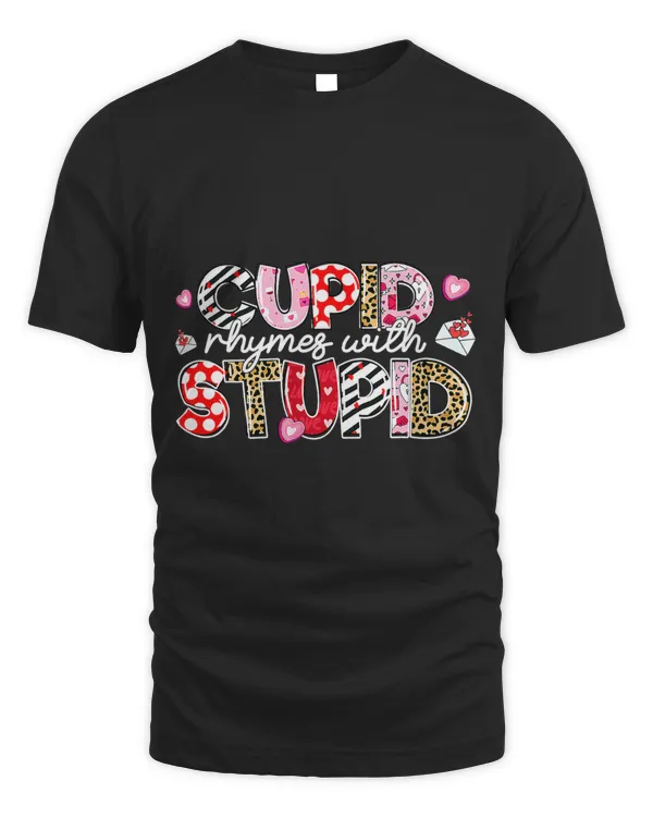 Cupid Rhymes With Stupid Groovy Happy Valentines Day Gifts3