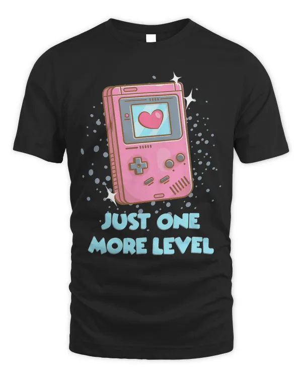 One More Level Pink Gaming Console Gamer Girl