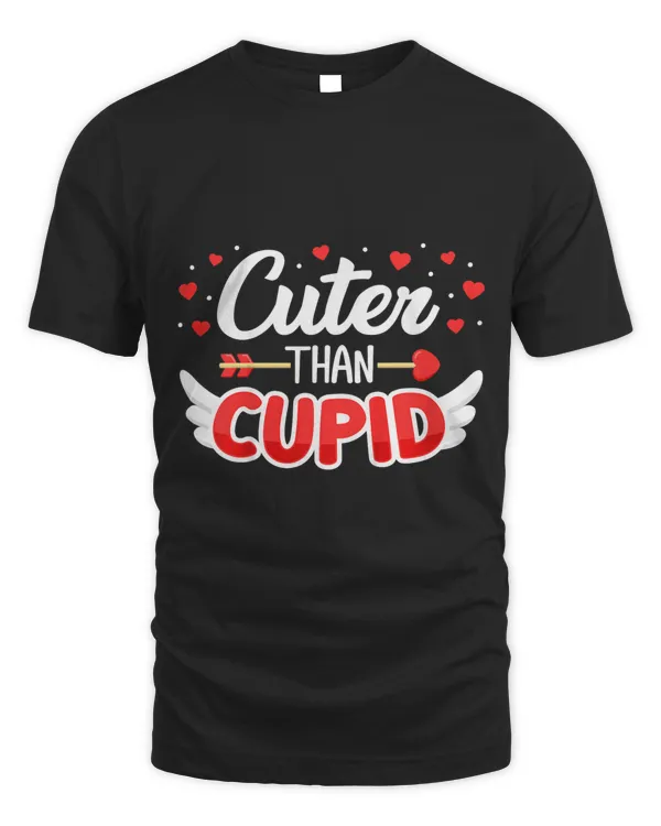 Kids Cuter Than Cupid Happy Valentines Day Love Heart Toddler Boy