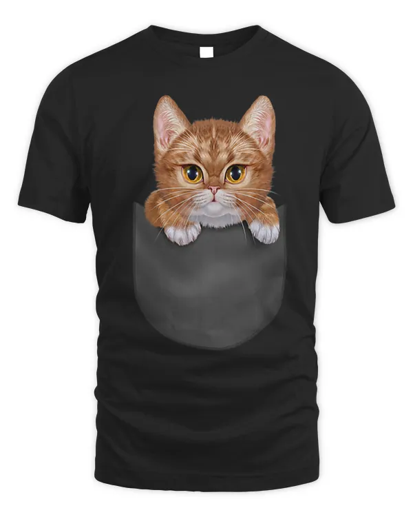 Orange Tabby Cat in Pocket