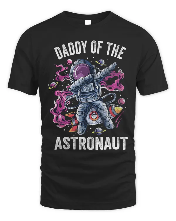 Mens Rocket Father Dad Daddy Man FaAstronaut