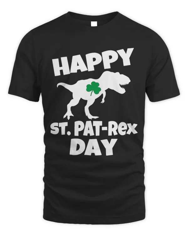 St Patricks DayDinosaur T Rex Funny Toddler