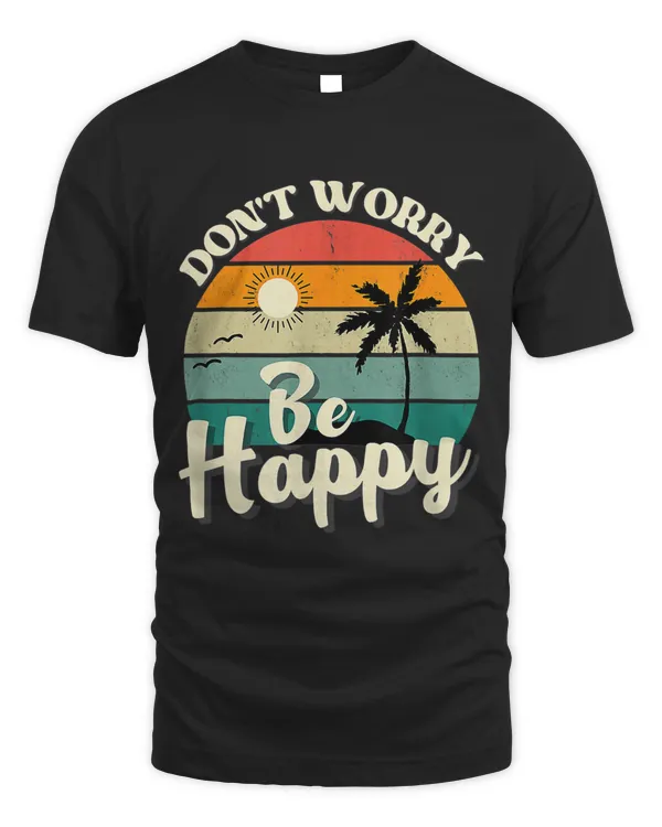 Retro Be Happy Beach Vibes Island Vacation