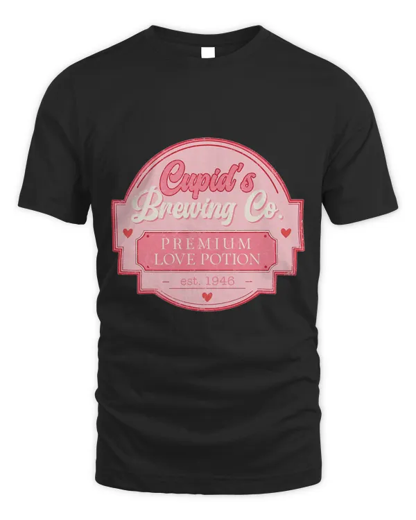 Retro Cupid’s Brewing Company Valentine’s Day Heart Pink