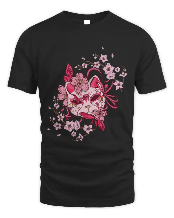 Sakura Tree Japanese Mask Cherry Pink Flower Blossom