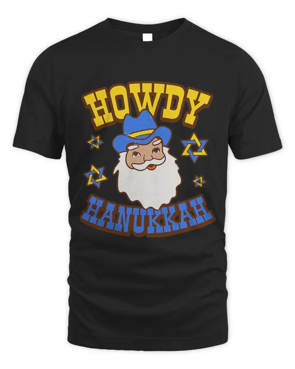 Howdy Hanukah Santa Happy Hanukkah Jewish Holiday