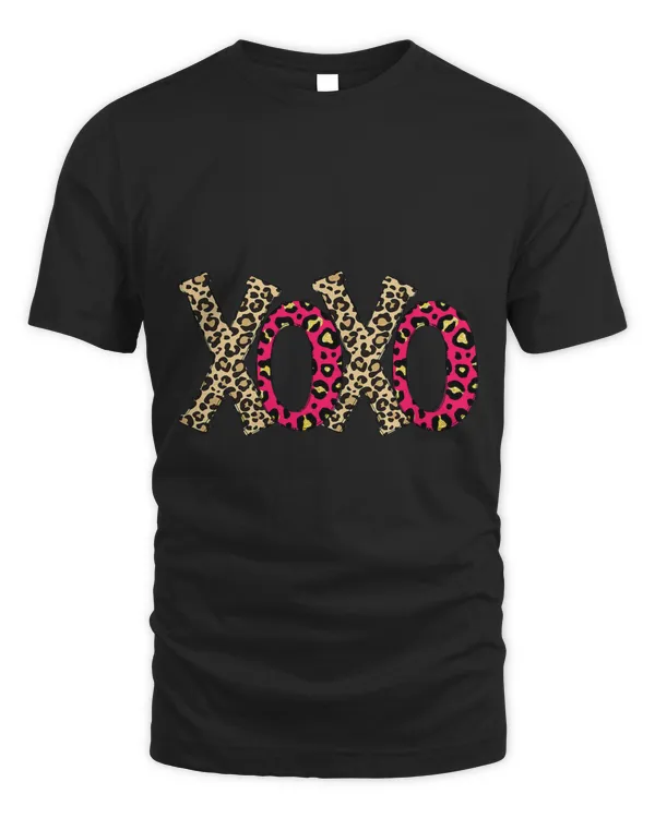 Hugs and Kisses Happy Valentines Day XOXO Retro Leopard3 6