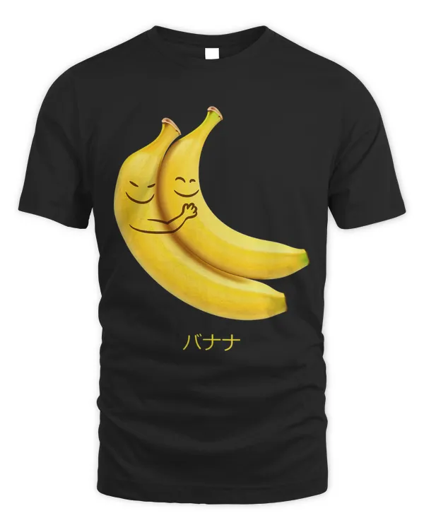 Romantic Banana Cuddling Love and Affection