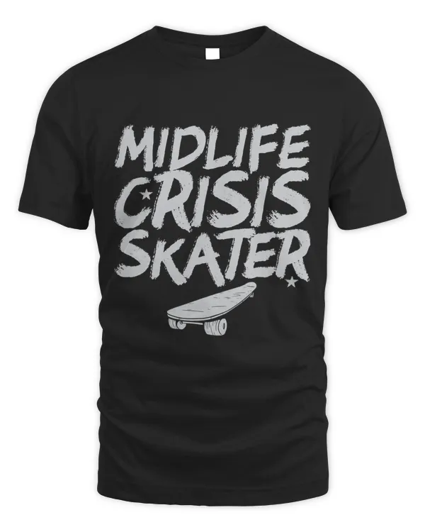 Midlife Crisis Skater Skateboard Skateboarding Vintage
