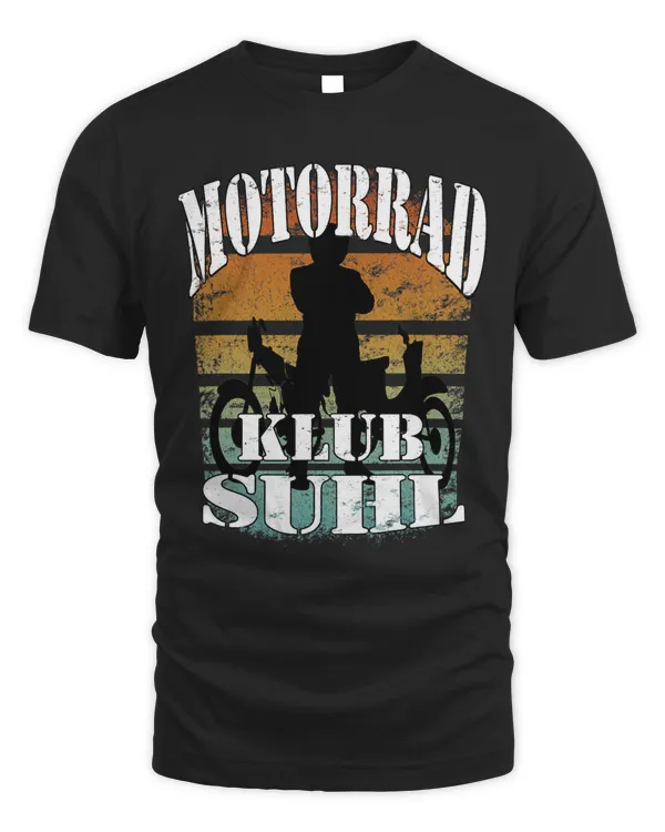 Motorcycle Club Suhl DDR Club Fun Retro Shirt with German Text