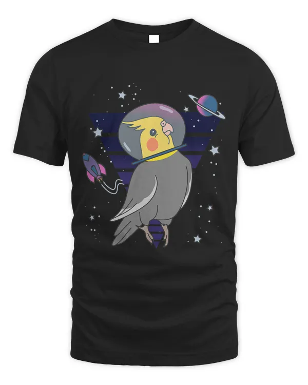 Funny Parrot Pet Bird Planets Space Birb Astronaut Cockatiel