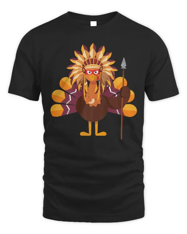 Thanksgiving Angry Turkey Native American Politics Vintage Premium T-Shirt