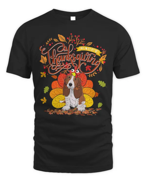 Loyal Bloodhound Turkey Dog Happy Thanksgiving 2021 T-Shirt