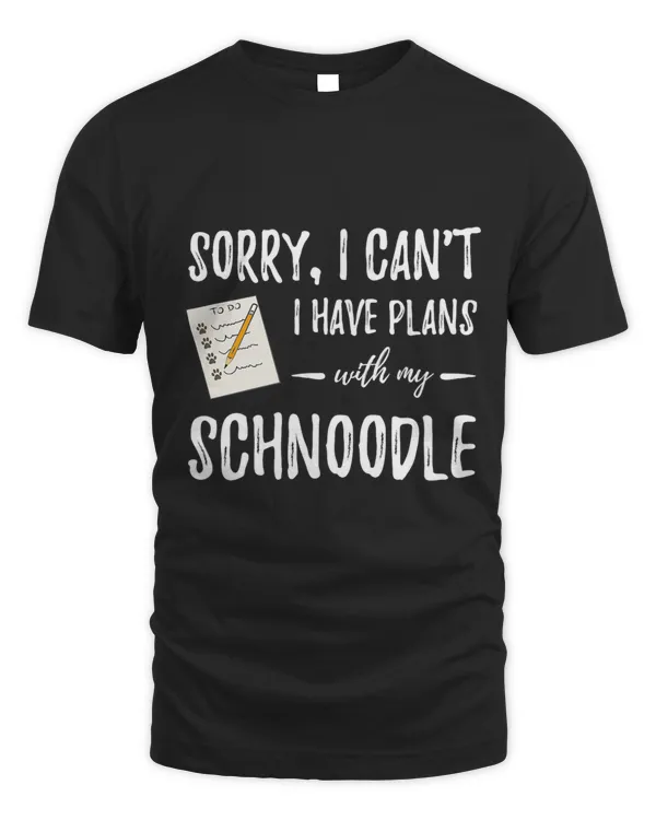 Schnoodle Dog Lover Plans Funny Dog Mom Gift