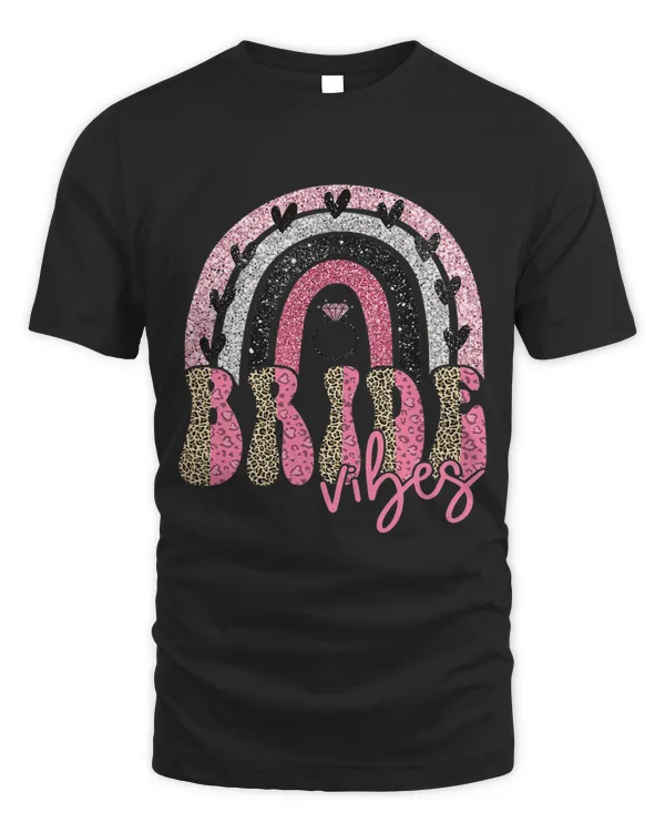 Bride Rainbow Leopard Print Bachelorette Future Bride