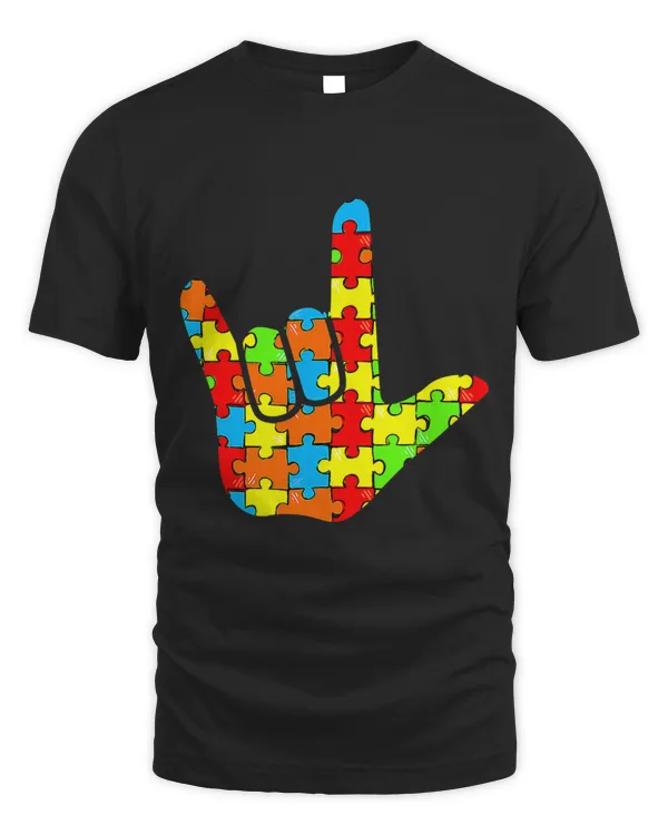 ASL Love Sign Language Autism Gift Awareness Support