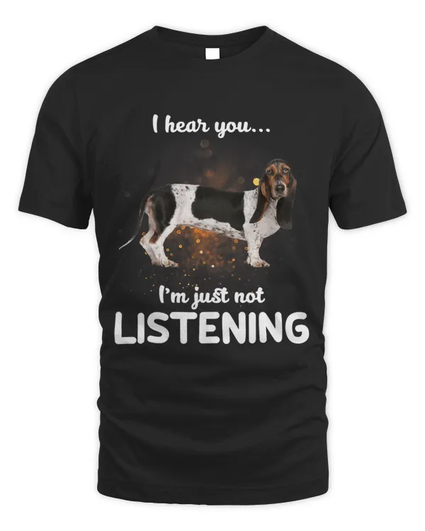 Basset Bleu De Gascogne Dog I Hear You Not Listening