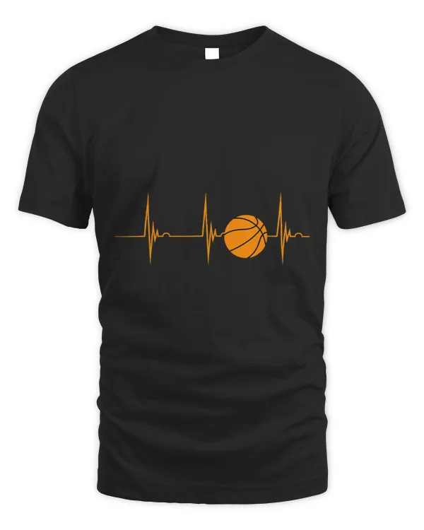 Basketball Heartbeat EKG Pulse Sports Playing Basketball