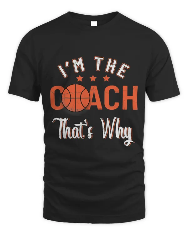 Basketball Im The Coach Thats Why Basketball Teams Gift