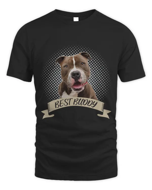 American Bully Best Buddy Dog Portrait