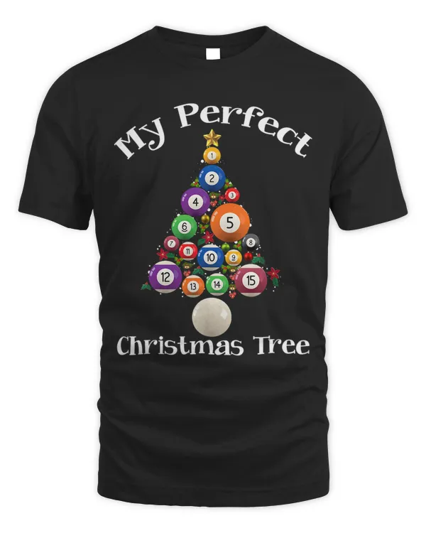 Billiard Ball Xmas Tree Pool Billiards Christmas