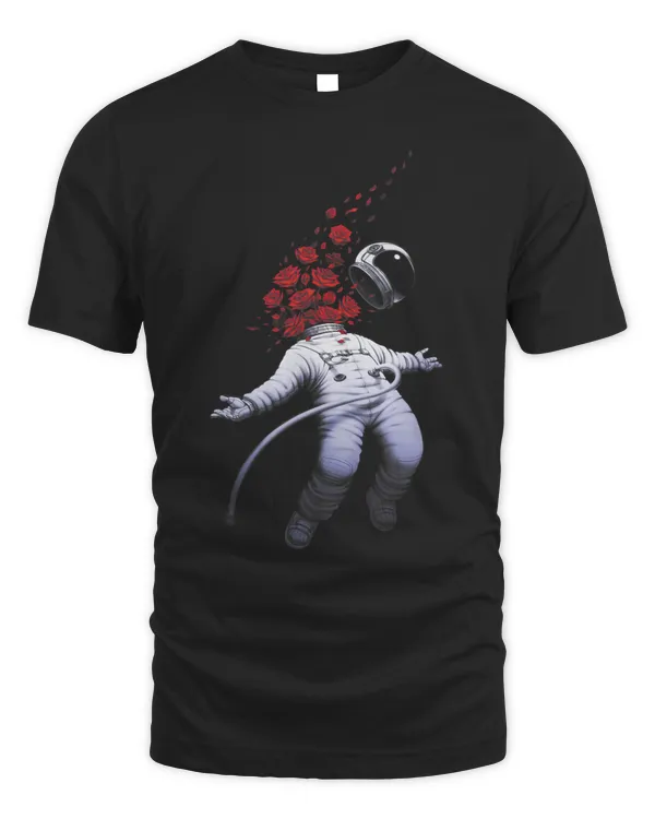 Astro Spring Astronaut Helmet Red Roses Space Suit Astronaut