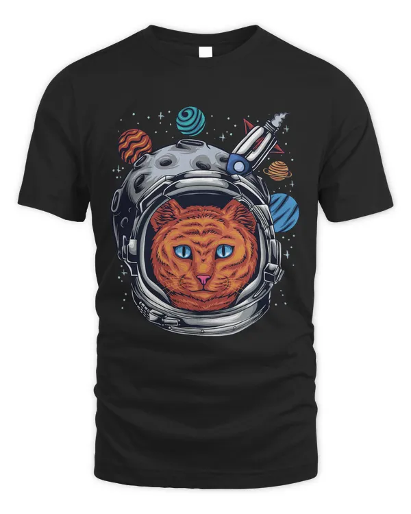 AstroCat Funny Space Cat Cartoon