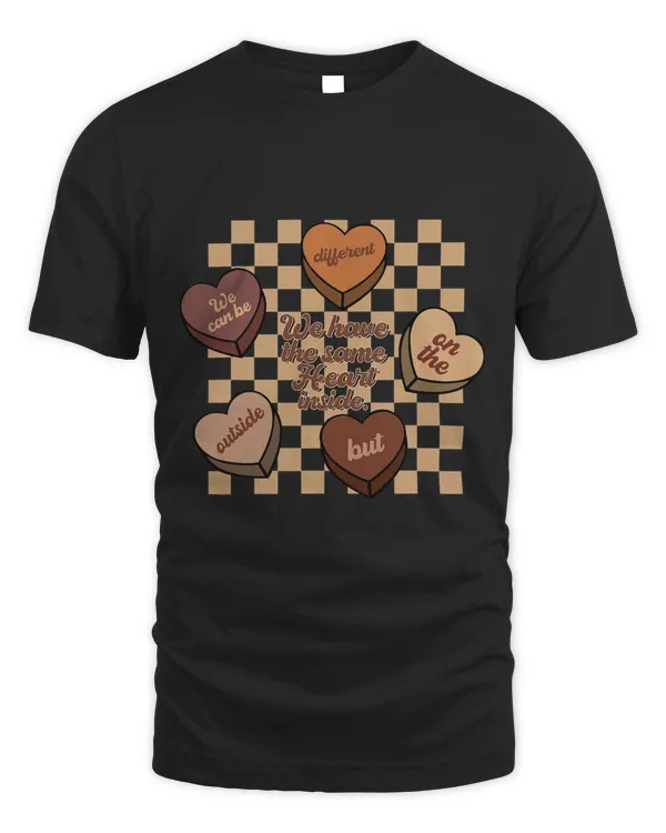 The Same Heart Inside Heart Black History Retro Melanin