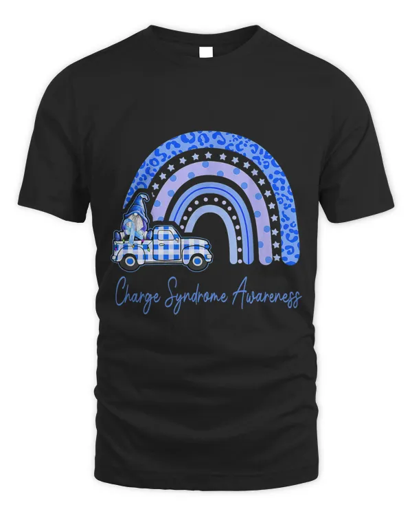 Charge Syndrome Awareness Blue Gnomes Truck Rainbow