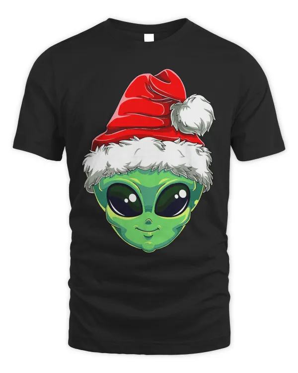 Christmas Alien Santa Costume Funny UFO Santa Hat Xmas Kids
