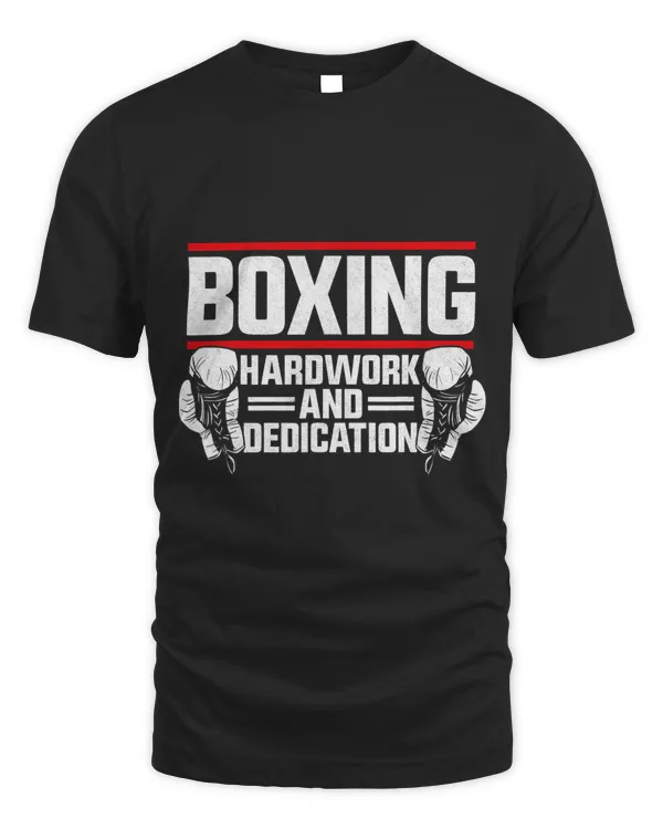 Boxing Vintage Boxing Hard Work And Dedication