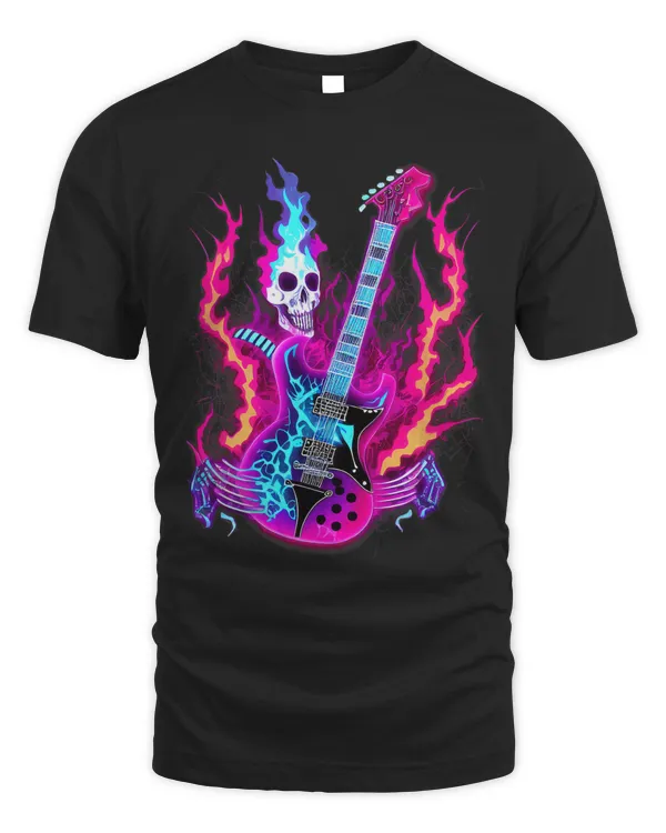 Burning Rock Inferno Guitar 1