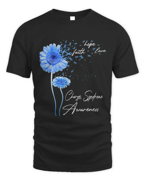 Charge Syndrome Awareness Faith Hope Love Daisy Flower