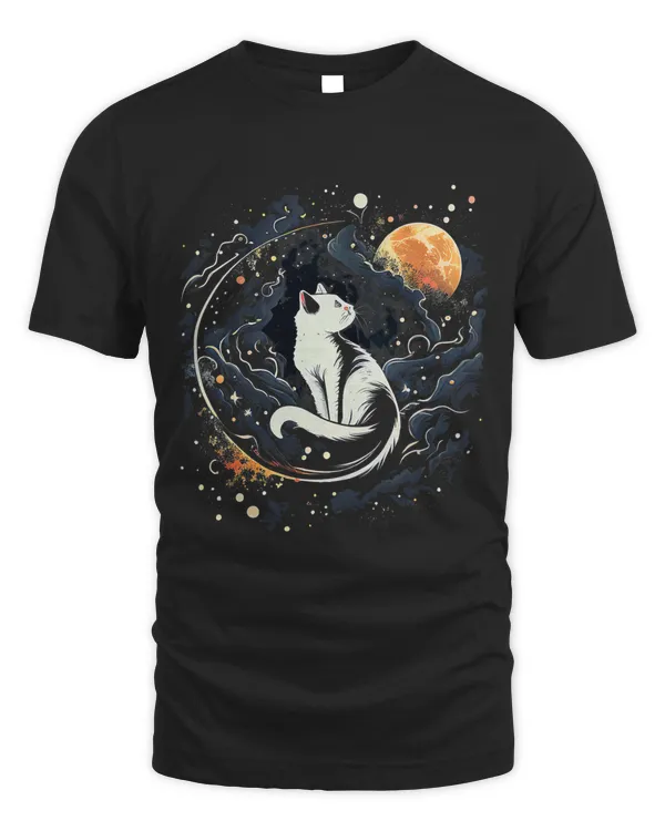 Astronaut Cat or Funny Space Cat on Galaxy Cat Lover 1