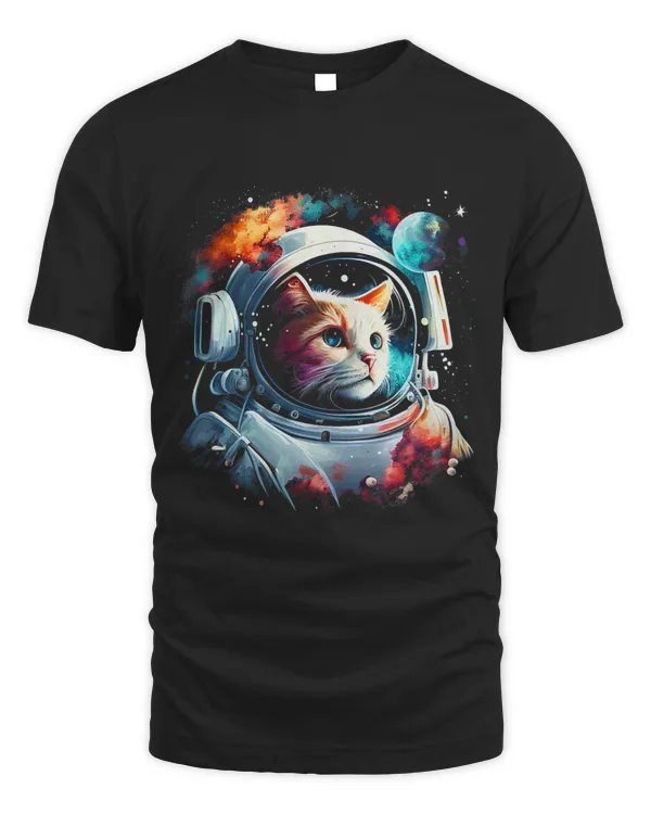 Astronaut Cat or Funny Space Cat on Galaxy Cat Lover 3