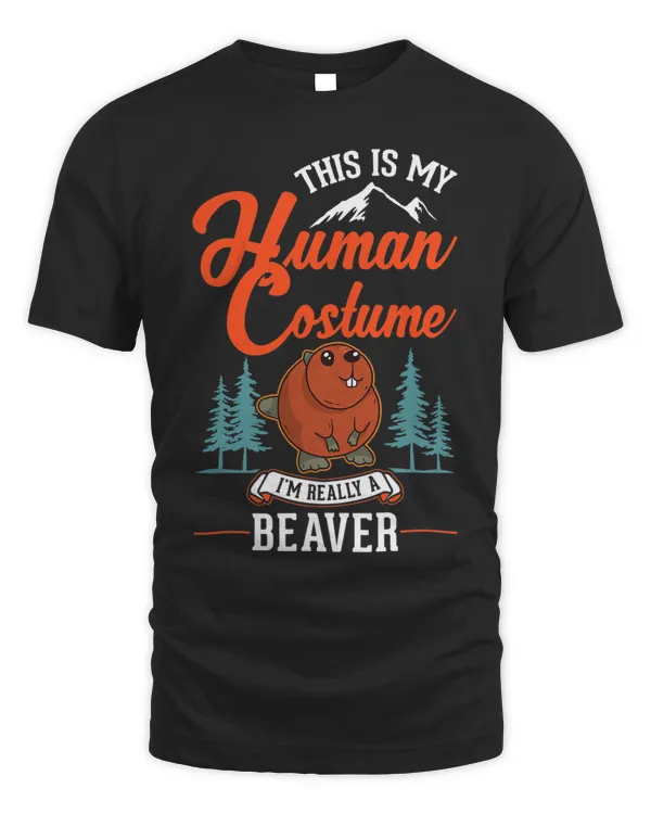 Beaver Human Costume Halloween Beaver 1
