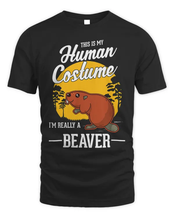 Beaver Human Costume Halloween Beaver 2