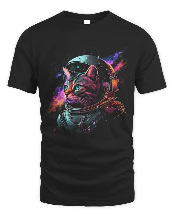 Astronaut Cat or Funny Space Cat on Galaxy Cat Lover 6