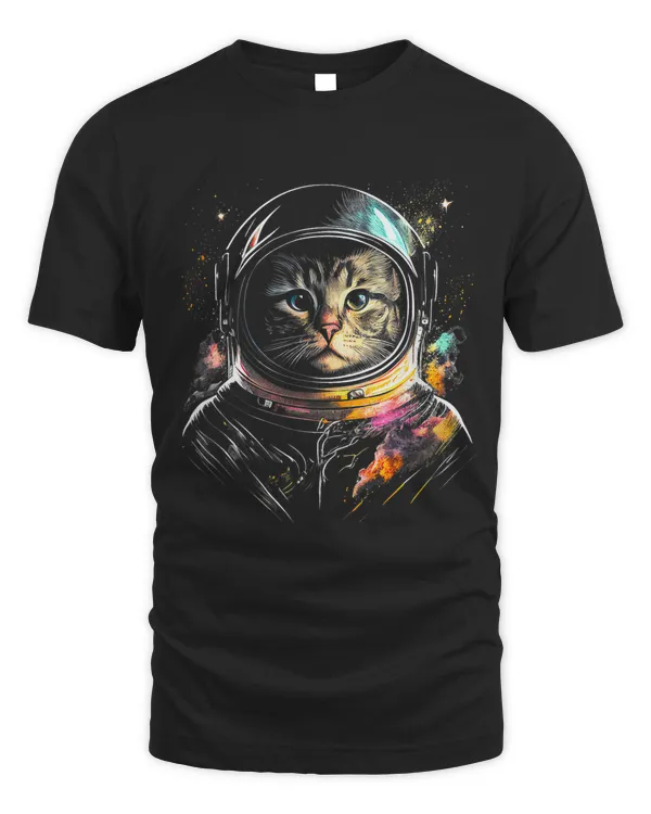 Astronaut Cat or Funny Space Cat on Galaxy Cat Lover 61