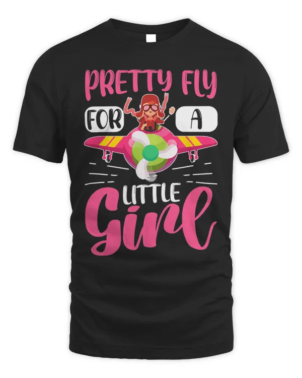 Cute Airplane Pretty Fly For A Little Girl