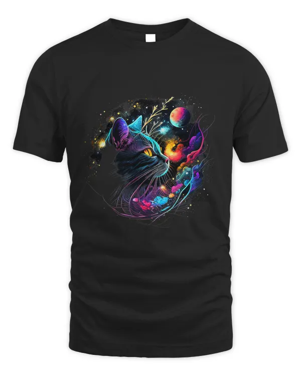 Astronaut Cat or Funny Space Cat on Galaxy Cat Lover 662