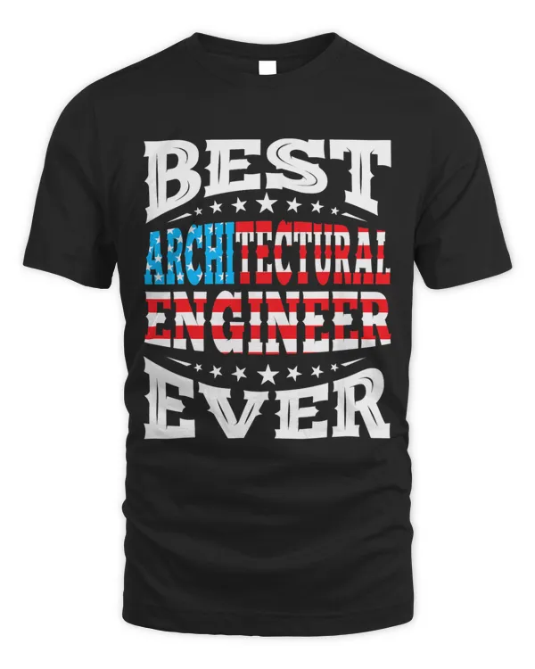 ARCHITECTURAL ENGINEER 4th Fourth of July USA American Flag