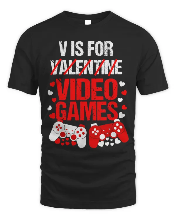 Boys Valentines Day Gaming Shirt Kids Valentines Day Toddler