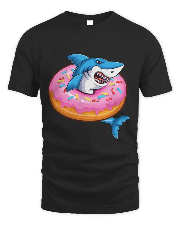 Donut Shark Funny Foodie Doughnut Donut Lover