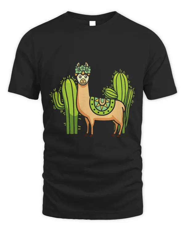 Cactus Llama Alpaca Lover Cacti Plant Whisperer Not A Hugger