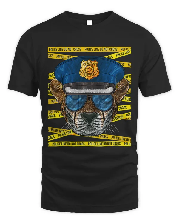 Cheetah Police Officer Policeman Funny Police Animal