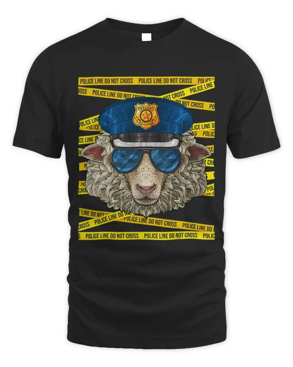 Cheetah Police Officer Policeman Funny Police Farm Animal
